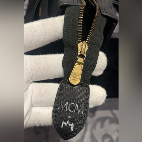 MCM Black waterproof Tote in Visetos Nylon,,,,RARE! - Picture 9 of 16